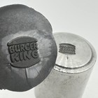 Rare Burger King Fast Food Restaurant Lapel Pin Industrial Chunky Steel Die Mold