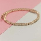 10ct Round Natural Diamond Tennis Bracelet Gift For Women s 14k Real Yellow Gold