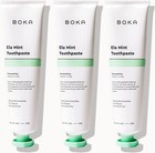 3 Pack Boka Fluoride Free Toothpaste - Nano Hydroxyapatite  Sensitive Mint  4 Oz