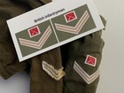 Action Man British Infantryman Fabric Patches