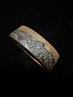 Japanese Shakudo Fuchi Kashira Chrysanthemum Edo Period