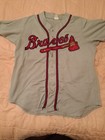 Mississippi Braves Aa Game Worn Used Jersey  9 Atlanta Braves Milb Sz 52