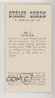 1961 Sweetule Stamp Cards Sri Lanka Ceylon  3 Z6d