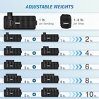 Pesas Ajustables Para Tobillos  Correas De Peso Modulares Para Piernas De 5 Lb