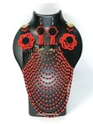 Handmade Gerdan Seed Beaded Jewelry   Boho Style Necklace With Matching Earring 