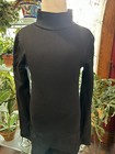 Balera Black High-neck One-piece Full Body Long Sleeve Unitard - A med