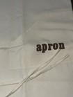 Vintage 1970s Retro Apron Graphic Font Trend Labeled  apron  Nos New