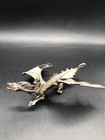 Lot Of 4 Vtg Rawcliffe   Spoontiques Pewter Winged Dragon Mythical Figurine Set