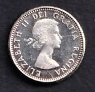 Canada 1955 10 Cents Ten Cent  800 Silver Coin - Queen Elizabeth Ii - Proof Like