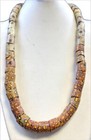Antique Venetian Millefiori African Trade Beads Glass Strand Necklace