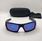 Oakley Custom Gascan Kar L art Matte Black   Prizm Sapphire Polarized Sunglasses
