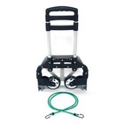 New Aluminium Luggage Cart Folding Dolly Push Truck Hand Collapsible Black