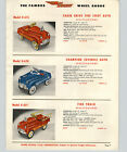 1954  Paper Ad 4 Pg Murray Pedal Car Station Wagon Fire Truck Chief Auto Dump