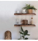 Vision Home Acacia Floating Shelves 24  Set Of 2 - New