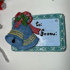 9 Christmas Refrigerator Magnet Lot Elf Mouse Bell Variety Retro Vintage