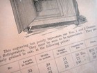 1890 Antique Victorian Refrigerator Orig adv Prices 2p Catalog Boston Ice Box