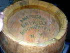 Rare Vintage American Brewing Co Wooden Barrel Keg Rochester Ny