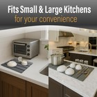 Large Foldable Stone Dish Drying Mat     Diatomaceous Earth  2 Pack  12 x16 