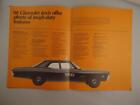 Vtg Rare 1968 Chevrolet Chevy Taxi Cabs Taxi Dealer Sales Brochure Original