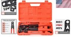 Compact Pex Crimper With Free Gauge And Cutter - Perfect For Plumbing Projects