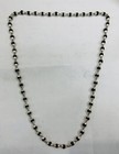 Black Tulsi Tulasi Mala With 925 Sterling Silver Caps 23 Inch F s