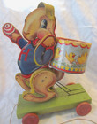 Howdy Bunny 757 Vintage Fisher Price Pull Toy C1939 rabbit Bunny Easter