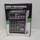 Pro 4 Channel Studio Audio Mixer Bluetooth Usb Dj Live Sound Mixing Console