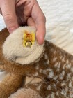Steiff Sleeping Fawn Deer Plush W  Button Ear Tag