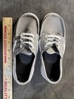 Sanuk Kids Lil Deck Hand Boy s Size 13 Gray Boat Shoes 1016526k Slip Ons