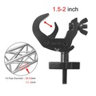 Mfl  Heavy Duty Truss Clamp  330 Lb Aluminum Alloy Dj Light Clamps  Fits 1 5-   