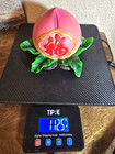 Vintage Chinese Longevity Peach Sculpture   Feng Shui Resin Decor  7  Wide Heavy