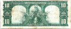 1901  bison   10 Legal Tender Fr  116 F-vf Vernon   Treat
