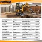 Mms Mini Excavator 13 5hp 1 4ton Gas B s Epa Engine With Swing Boom