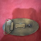 Vintage 1970   s Chevrolet Indiana Metal Craft Solid Brass Belt Buckle