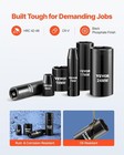 Impact Socket Set 3 8  Drive  64-piece Standard Sae  5 16 To 1 Inch    Metric  6