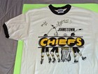 Vintage Johnstown Pa Chiefs Echl Hockey T-shirt Souvenir Autographed Signed 