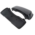 Hard Saddlebag Lids Unpainted Black For 1994-2013 Touring Road Street Glide