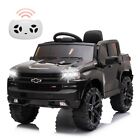 12v Ride On Truck Car Chevrolet Silverado Licensed For Kids Electric Toy Vehicle