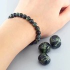 8mm Natural Sparrow Stone Bead Bracelet Round Agate Gemstone Jewelry Men Women
