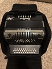 Hohner Panther Gcf Diatonic Button Accordion Black W  Gig Bag Excellent