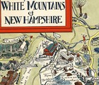 Vintage Pictorial Map White Mountains New Hampshire Wall Art Poster Print Decor