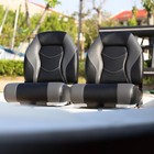 Northcaptain Charcoal black High Back Folding Boat Seat  2 Seats