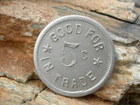1920 Pomona  California  los Angeles Co  Rare Unlisted Bowen Mens Clothing Token