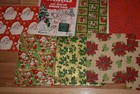 Vintage 1950s 1960s Christmas Wrapping Paper Lot