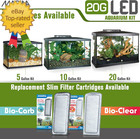 Aquarium Kit  20 Gallon Fish Tank  Led