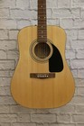 Fender Fa-115 Dreadnought Acoustic Guitar - Natural  scraped Edges On Back Of Bo