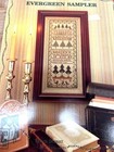 Evergreen Sampler Cross Stitch Pattern Eileen Bennett Instructions   Chart