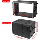 6u  Rack Case  Space 10 2 In Deep Shell  Dj Light Weight 19  Wide W Screws