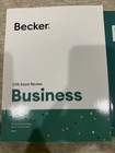 Becker Cpa Exam Review Textbook With Final Review Business  bec 
