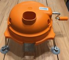 Dynamic Usa Orange Plastic 1 4    3 4    Manual Dynacube Dicer - 15 3 4 dia X 13 h